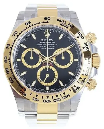 Rolex Daytona 126503 40mm Yellow gold and Stainless steel Black