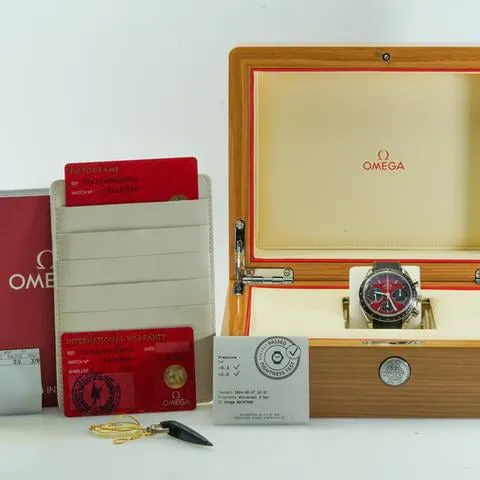 Omega Speedmaster Racing 326.32.40.50.11.001 40mm Stainless steel Red 1