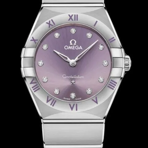 Omega Constellation 131.10.28.60.60.002 28mm Stainless steel Purple