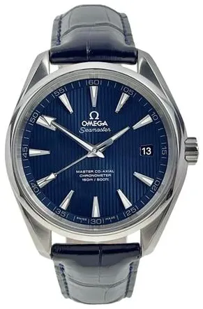 Omega Aqua Terra 231.13.42.21.03.001 41.5mm Stainless steel Blue