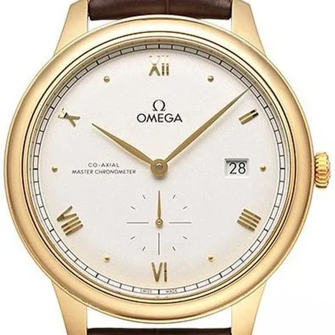 Omega De Ville 434.53.41.20.02.001 41mm Yellow gold Silver