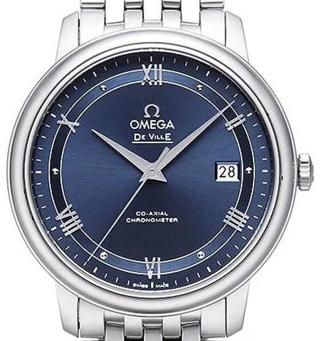 Omega De Ville 424.10.40.20.03.002 39.5mm Stainless steel Blue