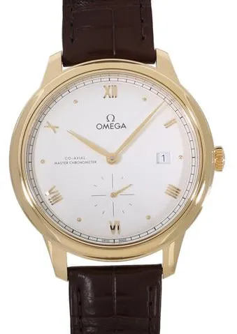 Omega De Ville 434.53.41.20.02.001 41mm Yellow gold Silver