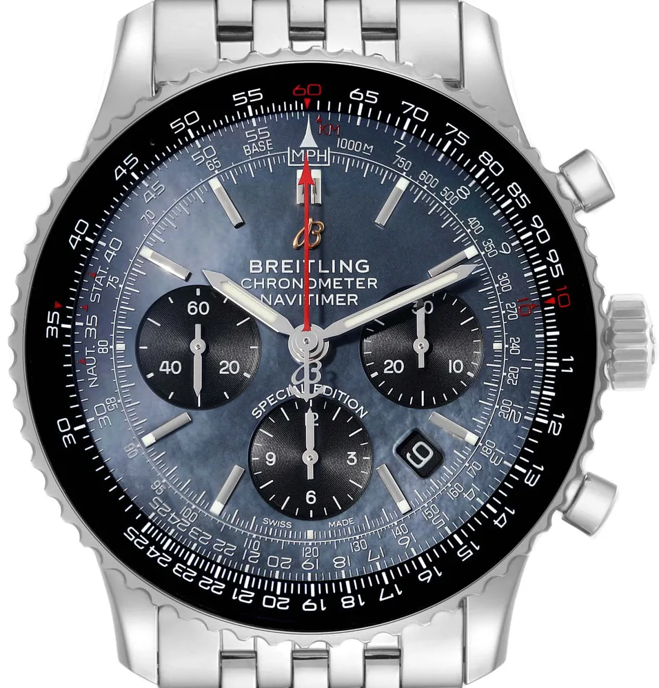 Breitling Navitimer AB0121 43mm Stainless steel Mother-of-pearl 2