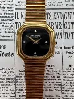 Patek Philippe Ellipse 4432 Yellow gold Black