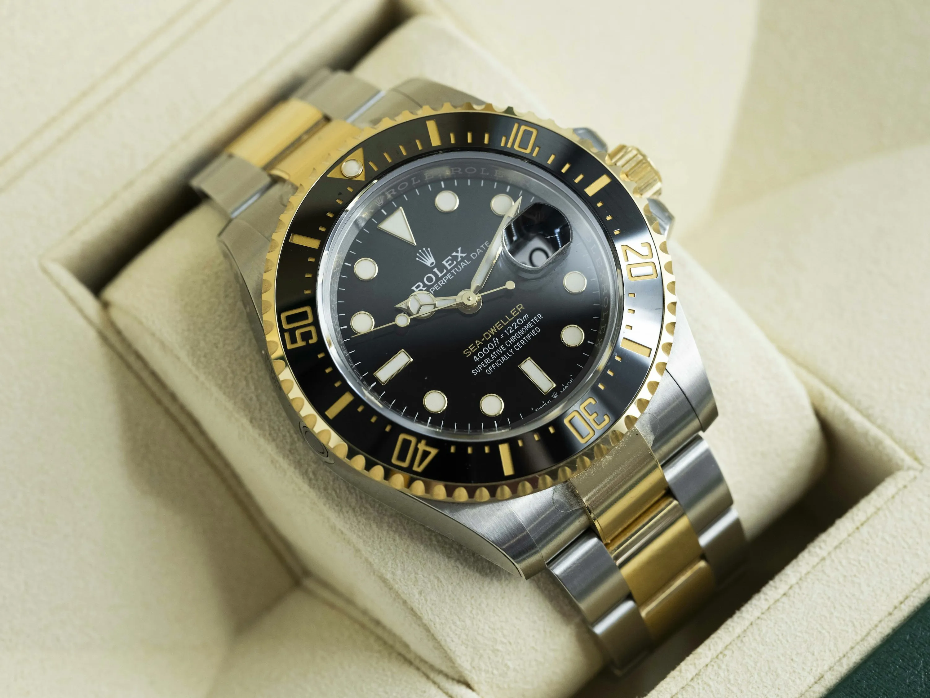 Rolex Sea-Dweller 126603 43mm Yellow gold and Stainless steel Black 17