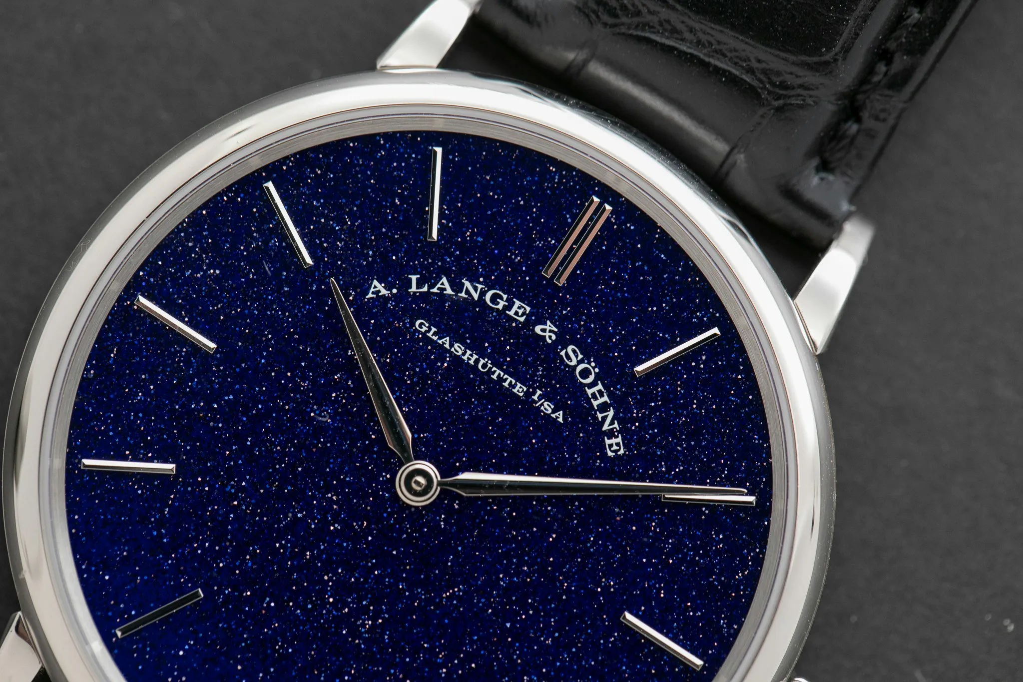 A. Lange & Söhne Saxonia 205.086 39mm White gold Blue 5