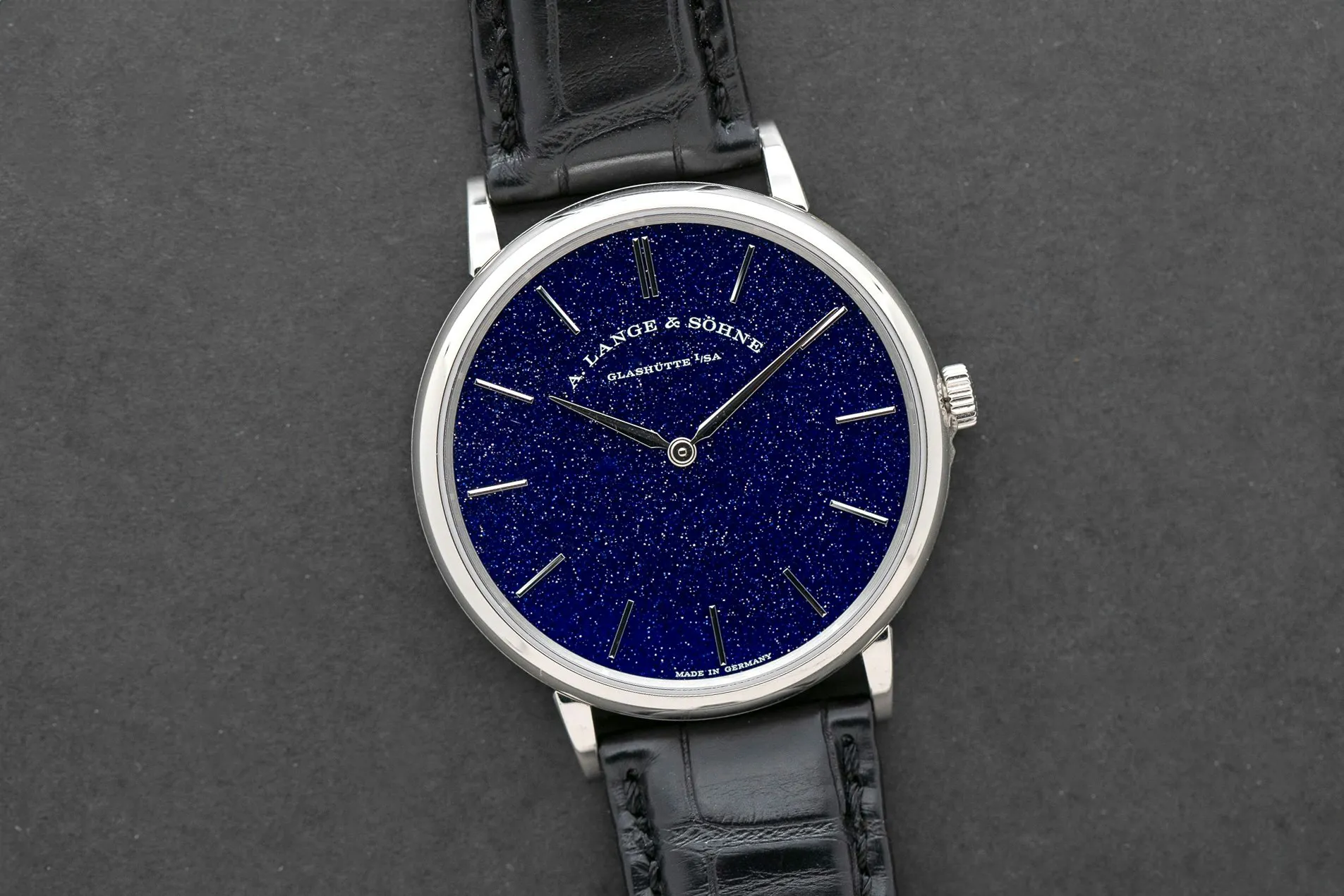 A. Lange & Söhne Saxonia 205.086 39mm White gold Blue 17