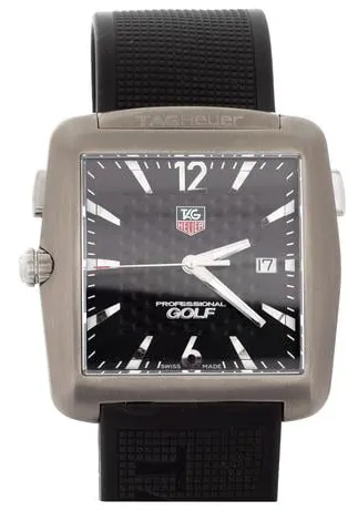 TAG Heuer Professional Golf Watch WAE1111-0 38mm Stainless steel Black