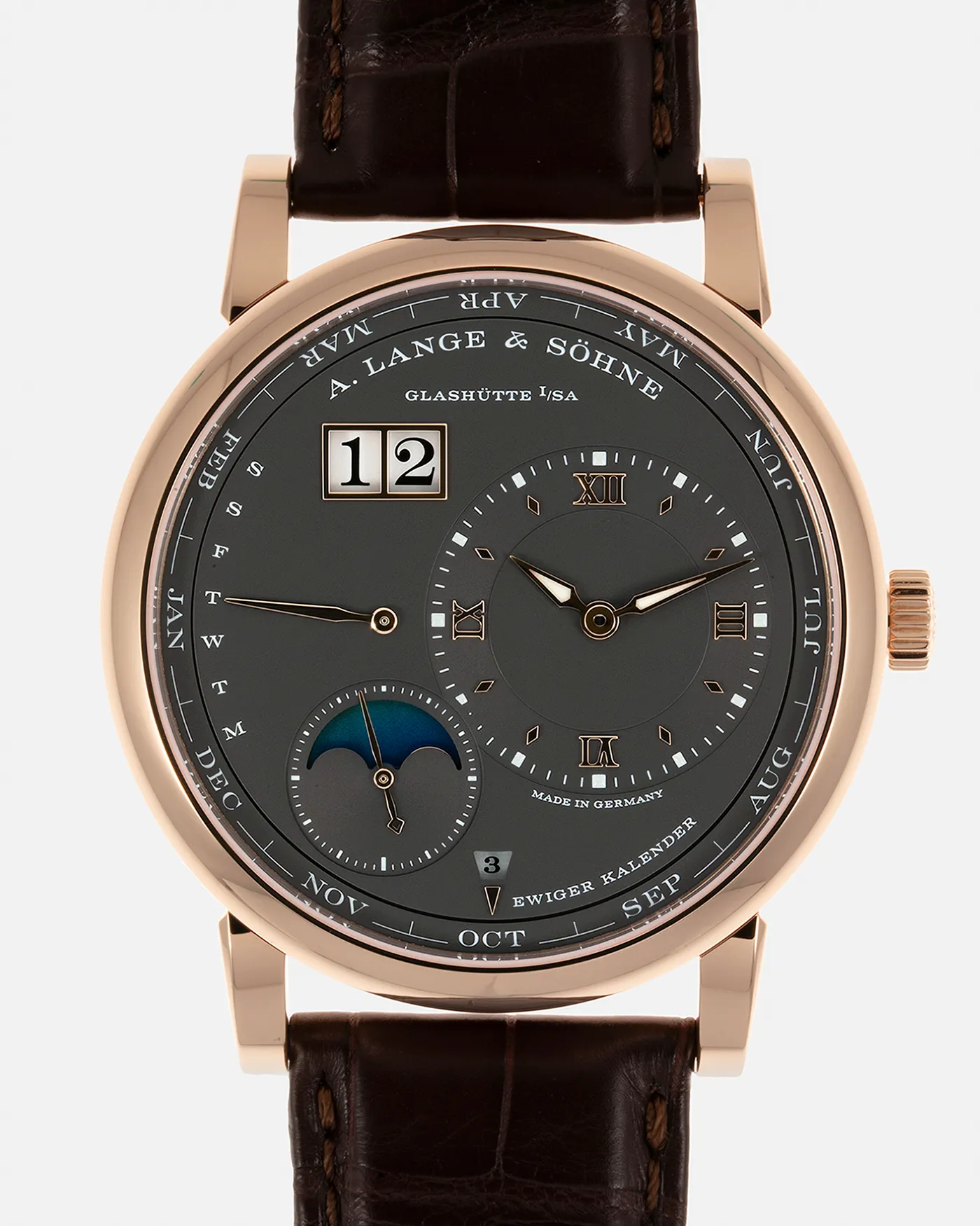 A. Lange & Söhne Lange 1 Perpetual Calendar 345.033 E Rose gold Gray