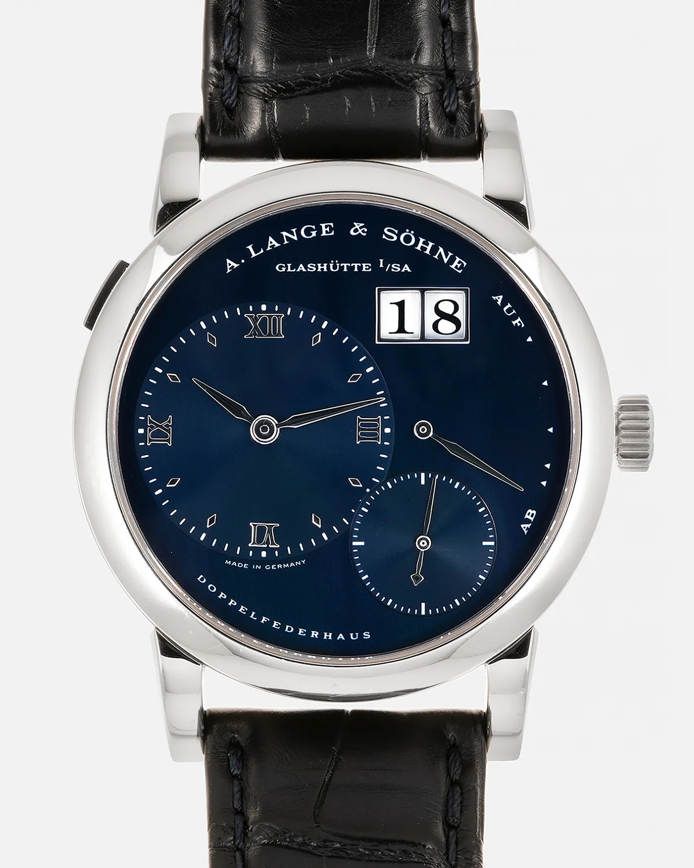 A. Lange & Söhne Lange 1 101.027 38.5mm White gold Blue