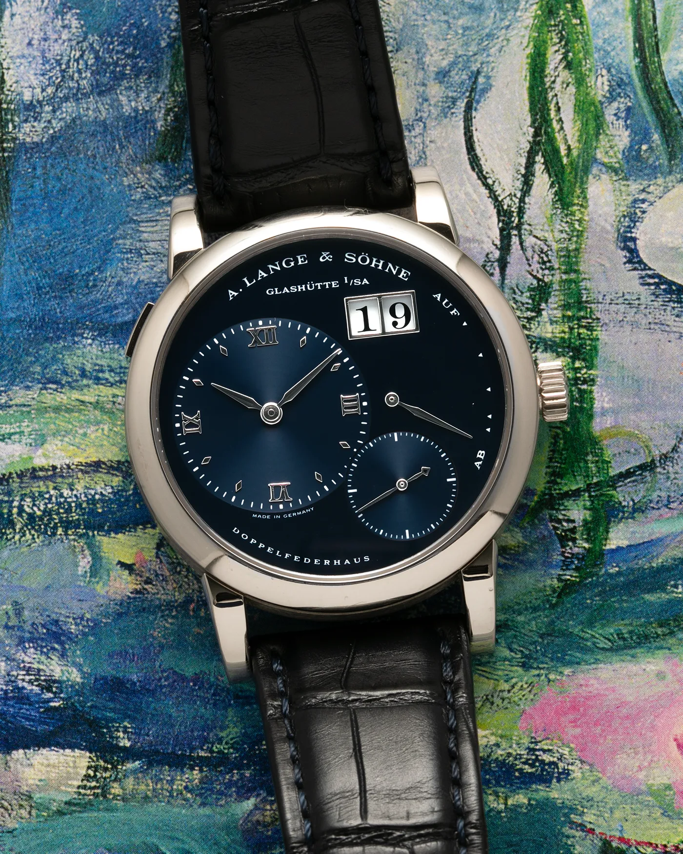 A. Lange & Söhne Lange 1 101.027 38.5mm White gold Blue 11