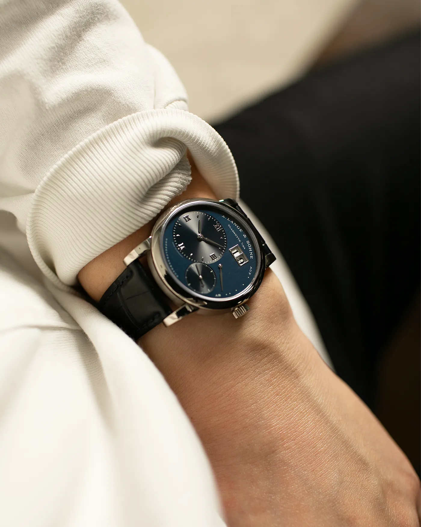 A. Lange & Söhne Lange 1 101.027 38.5mm White gold Blue 6