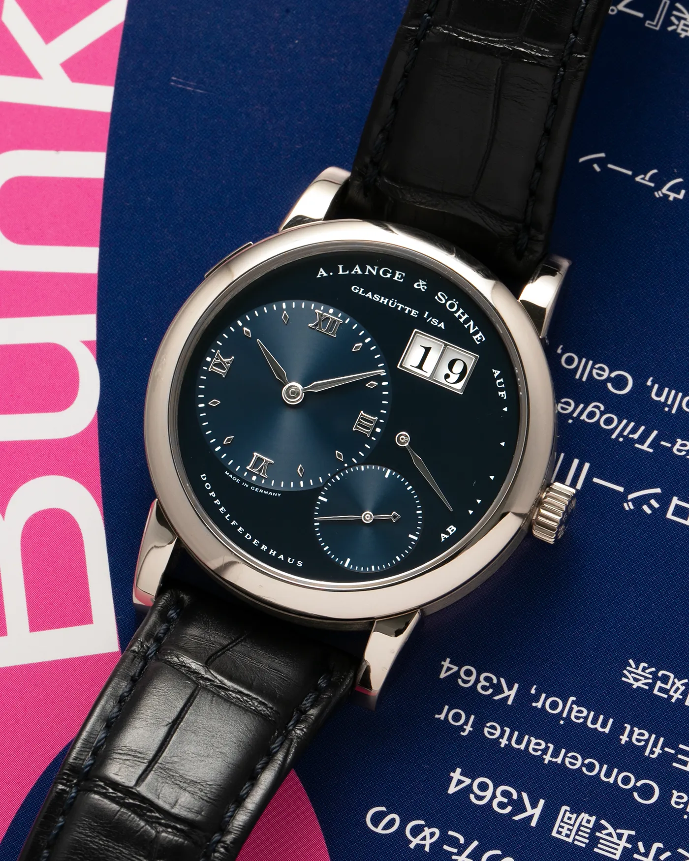 A. Lange & Söhne Lange 1 101.027 38.5mm White gold Blue 4