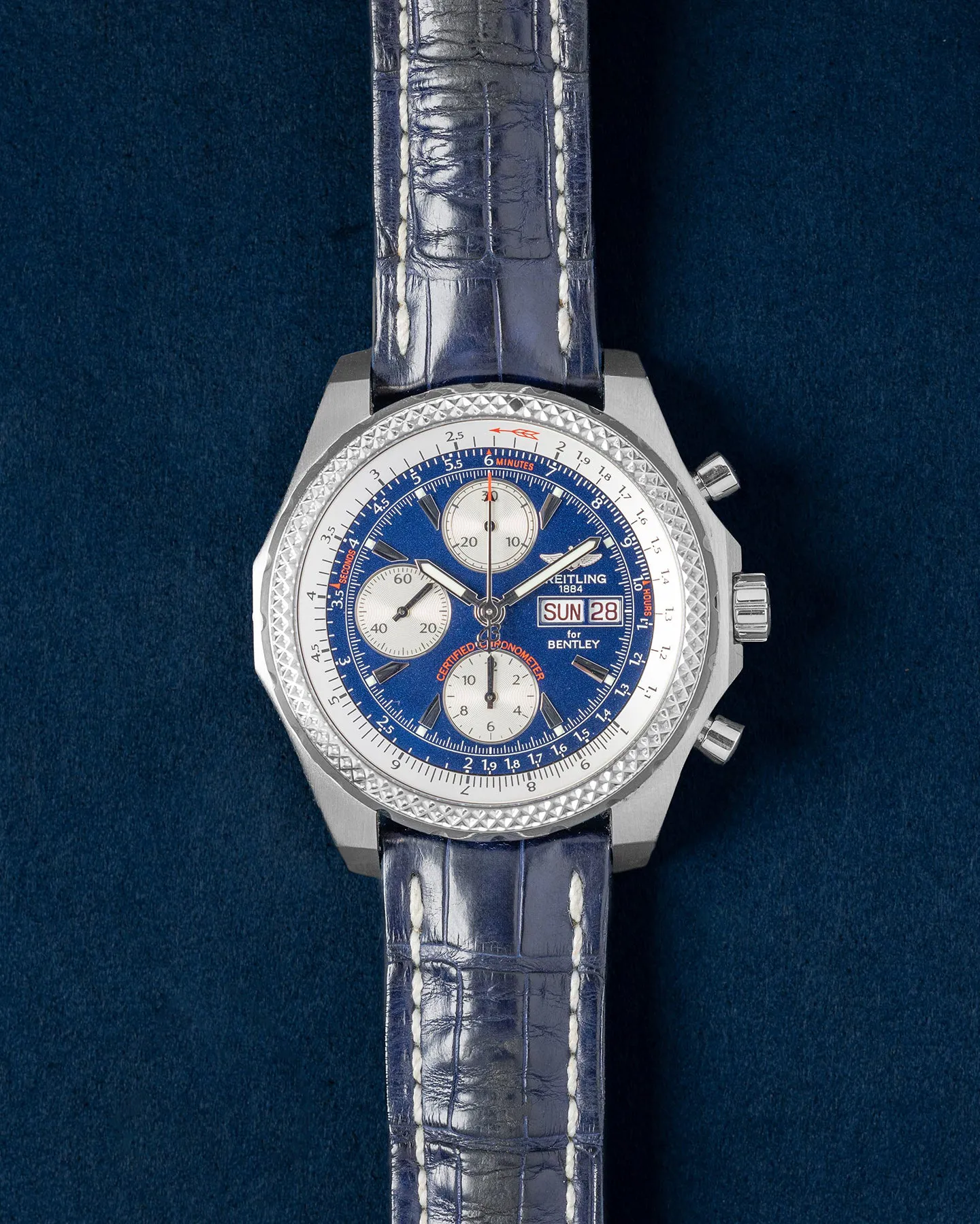 Breitling Bentley A13363 44mm Stainless steel Blue