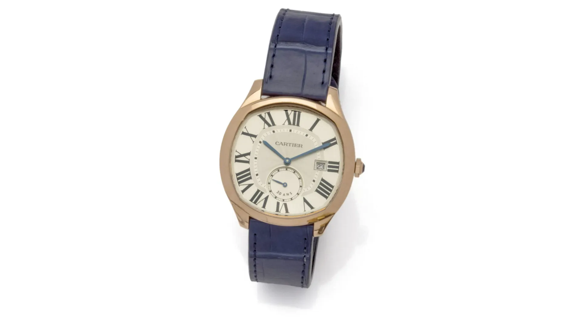 Cartier Drive 3651 41mm Yellow gold Silver