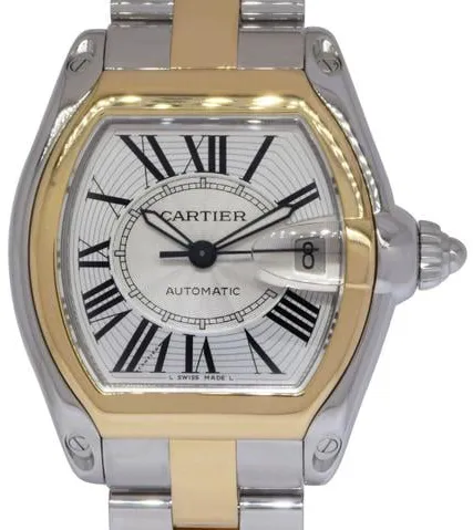 Cartier Roadster 2510 37mm Stainless steel Silver