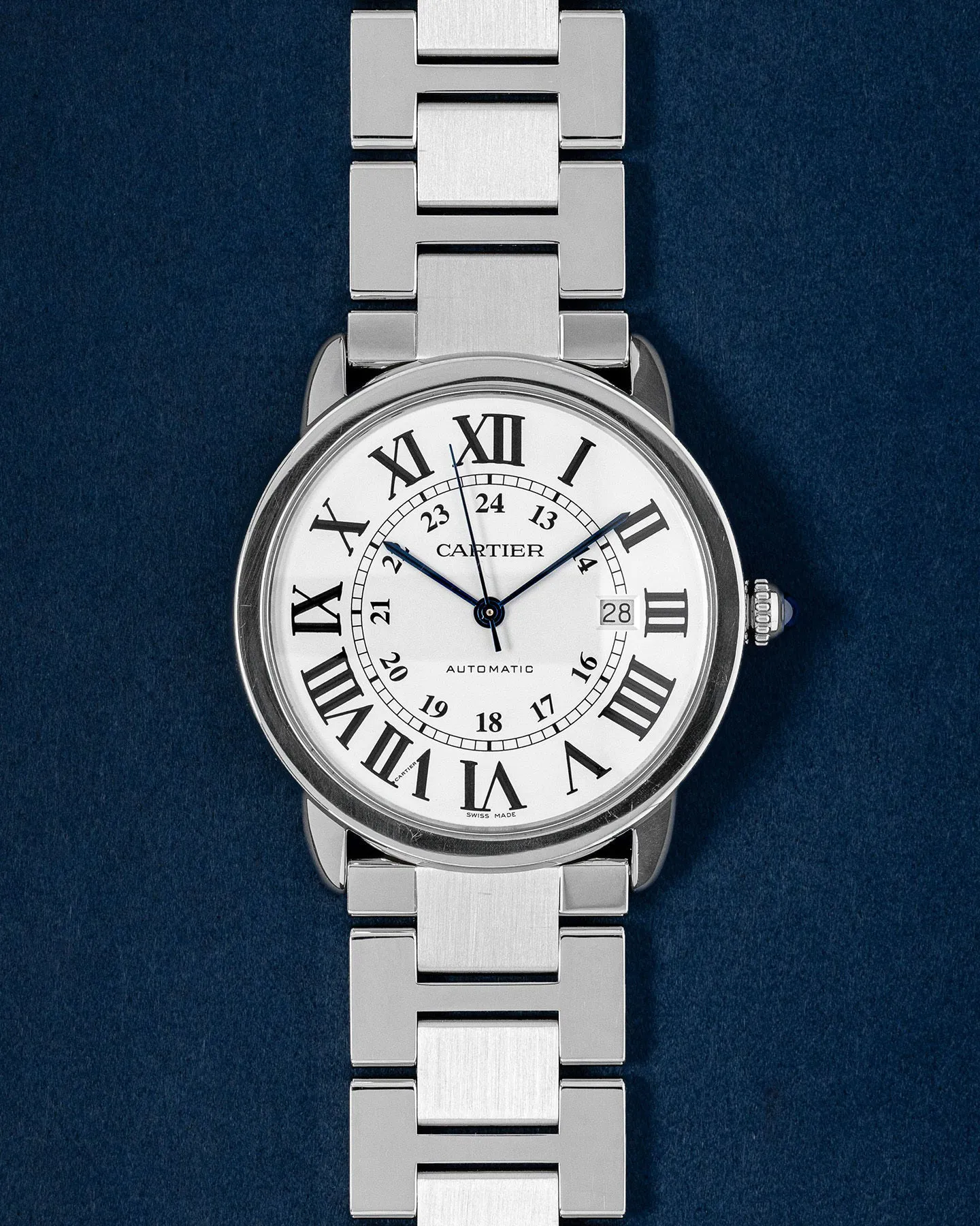 Cartier Ronde WSRN0035 40mm Stainless steel Silver