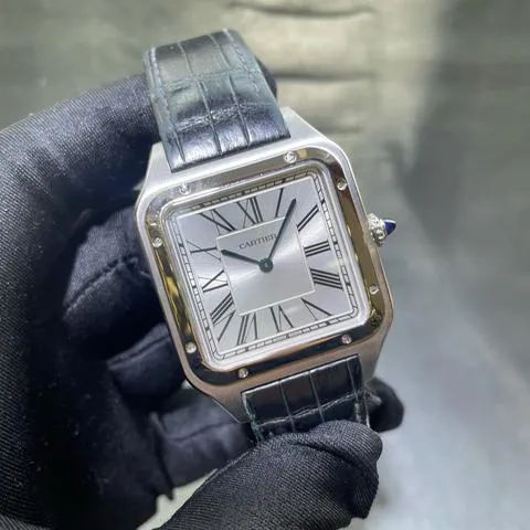 Cartier Santos Dumont WSSA0032 46.5mm Stainless steel Silver