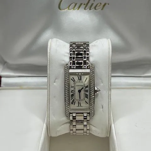 Cartier Tank Américaine WB7018L1 White gold White