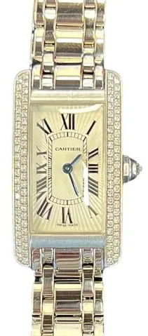 Cartier Tank Américaine WB7018L1 White gold White 2