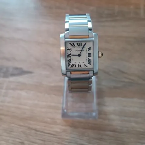 Cartier Tank Française 3751 25mm Yellow gold and Stainless steel Silver 5