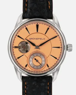 Grönefeld 1941 Remontoire Salmon Stainless steel Salmon