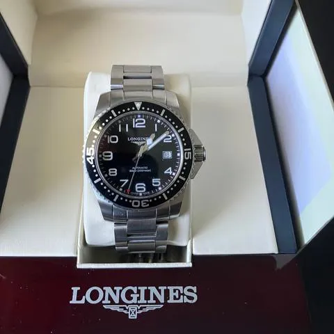 Longines HydroConquest L3.695.4.53.6 42mm Stainless steel Black