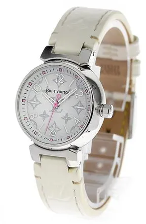 Louis Vuitton Tambour QA115 28mm Stainless steel White 1