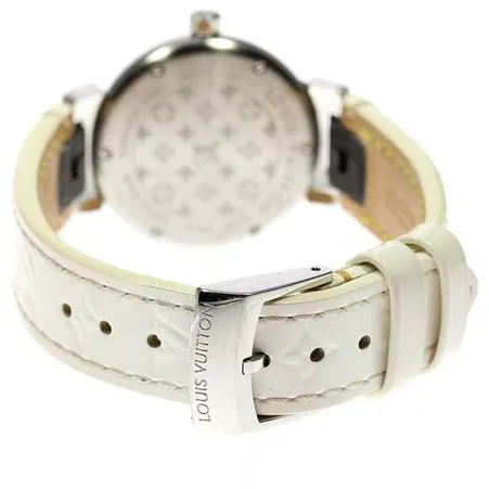 Louis Vuitton Tambour QA115 28mm Stainless steel White 2