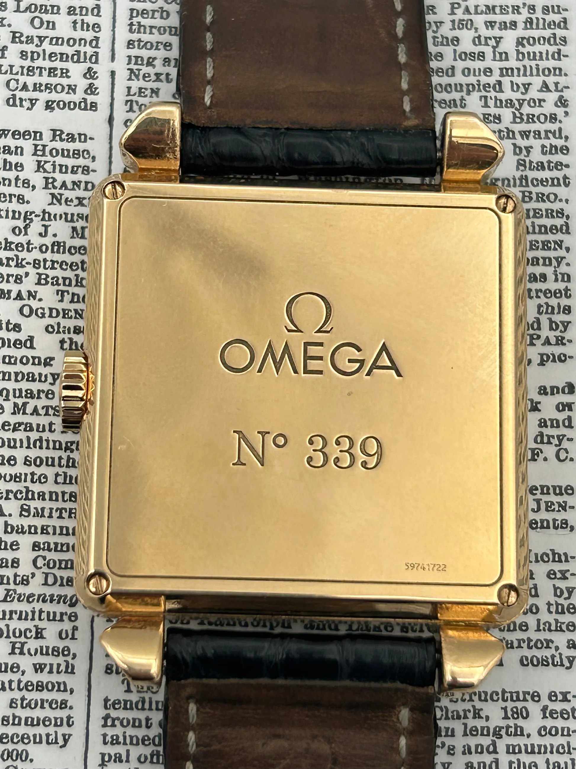 Omega Museum 5756.30 18k Rose 1