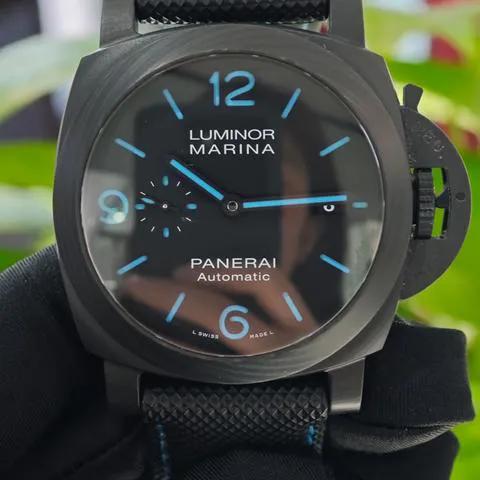 Panerai Luminor GMT Automatic PAM 01661 44mm Carbon fiber Black