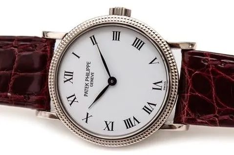 Patek Philippe Calatrava 4809G-001 25mm White gold White