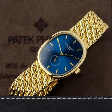 Patek Philippe Golden Ellipse 3978 nullmm Yellow gold Blue