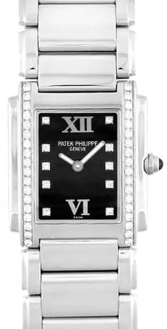 Patek Philippe Twenty~4 4910/10A-001 25mm Stainless steel Black