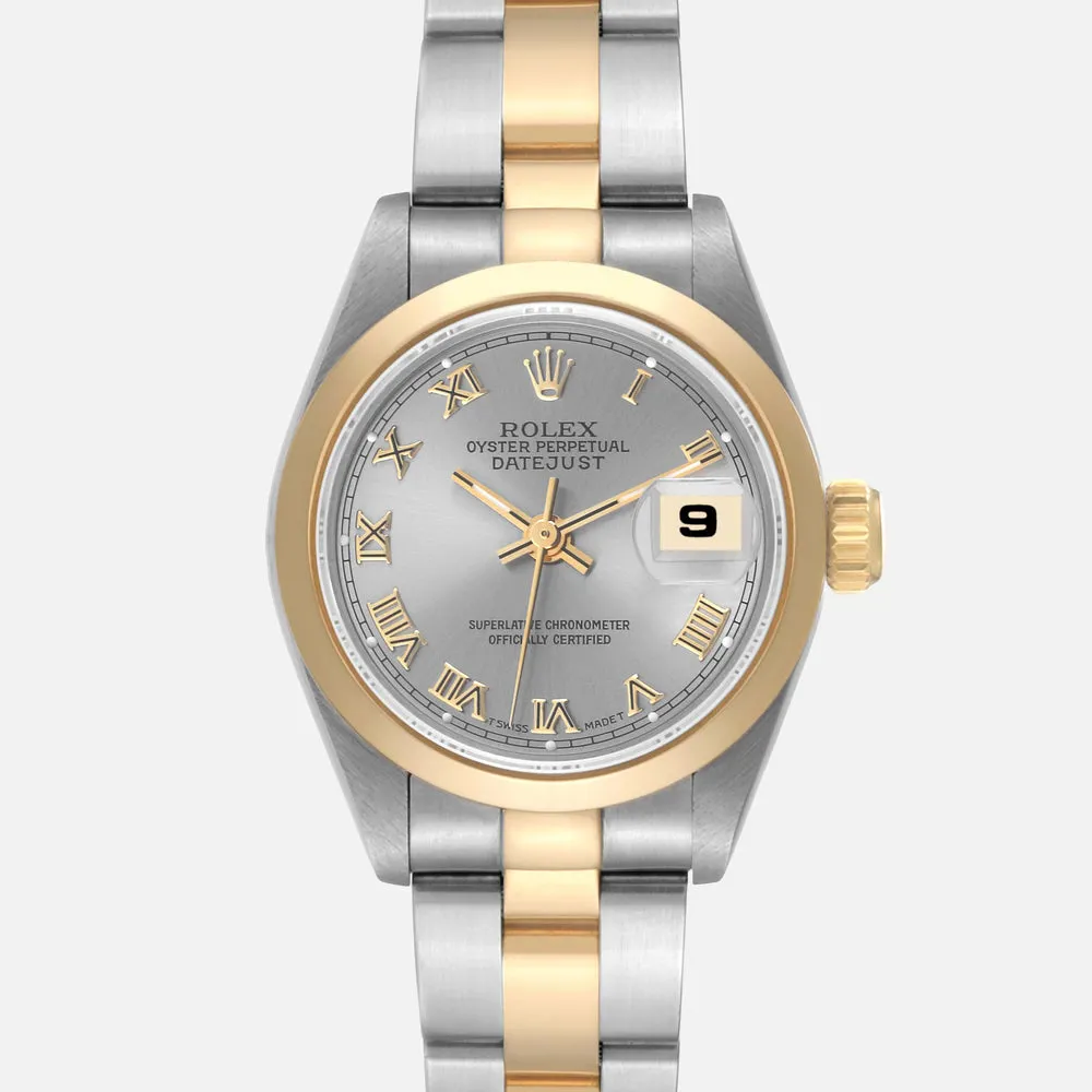 Rolex Datejust 69163 26mm Yellow gold and stainless steel Gray