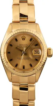 Rolex Datejust 6917 26mm Yellow gold Champagne