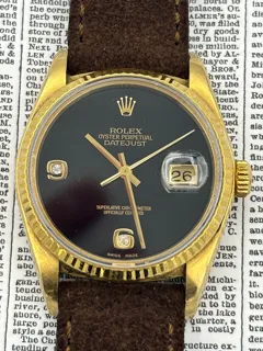 Rolex Datejust Diamond Black