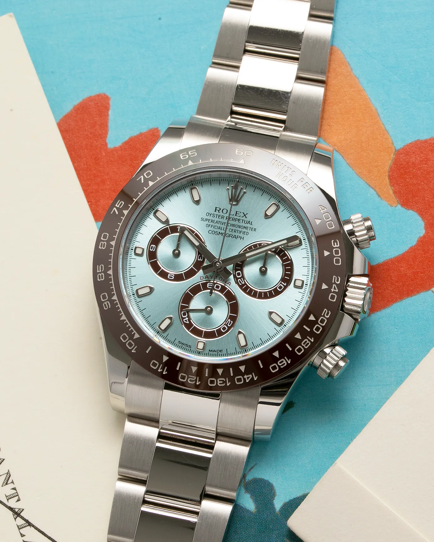 Rolex Daytona 116506 40mm Platinum Blue 4