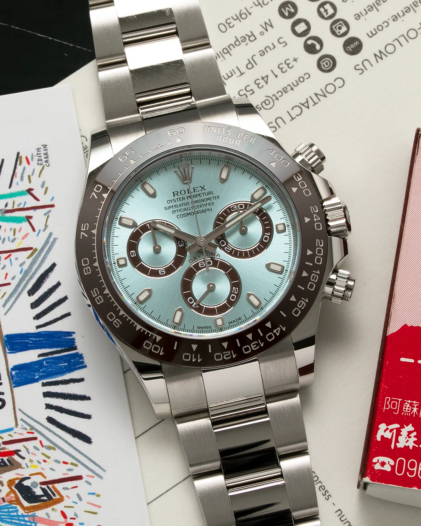 Rolex Daytona 116506 40mm Platinum Blue 3