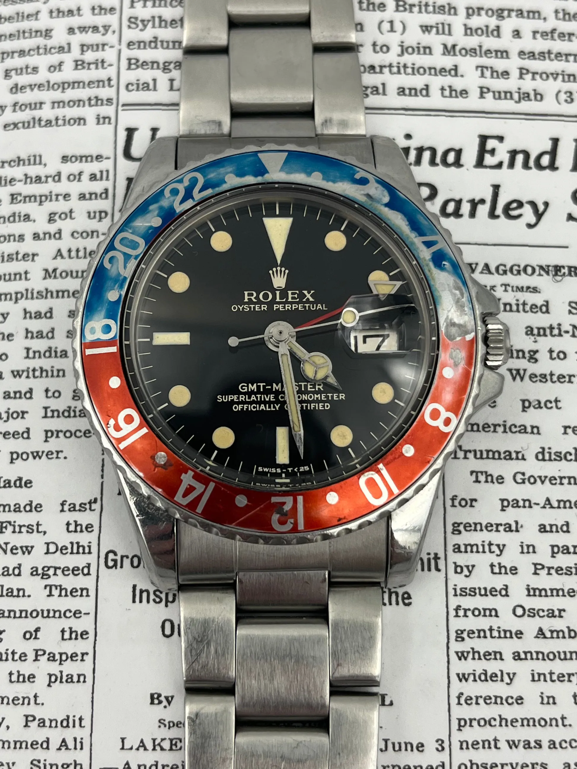 Rolex GMT-Master 1675 Stainless steel Gilt