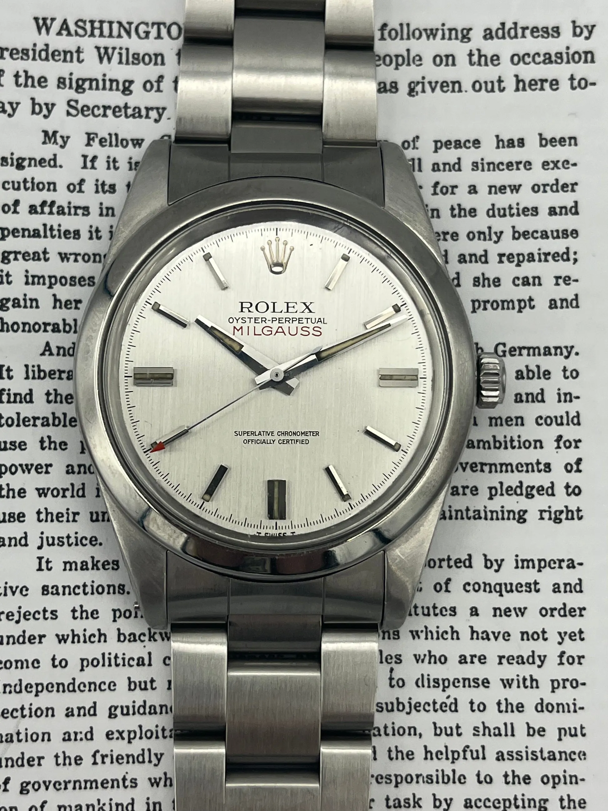 Rolex Milgauss 1019 Stainless steel Gray