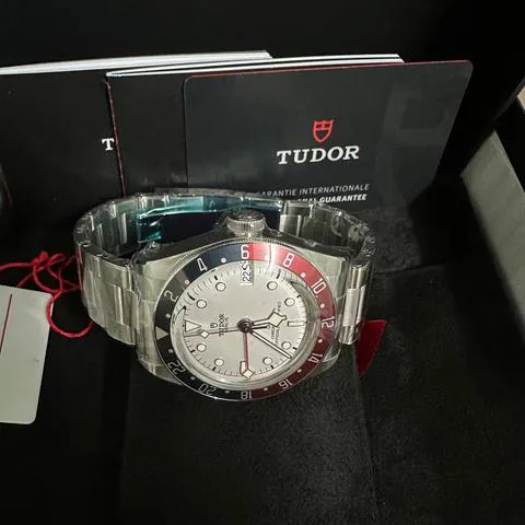 Tudor Black Bay GMT M79830RB-0010 41mm Stainless steel White