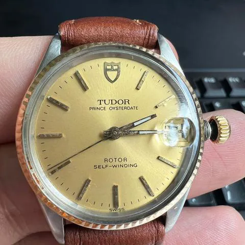 Tudor Prince Oysterdate 74300 34mm Stainless steel Gold 5