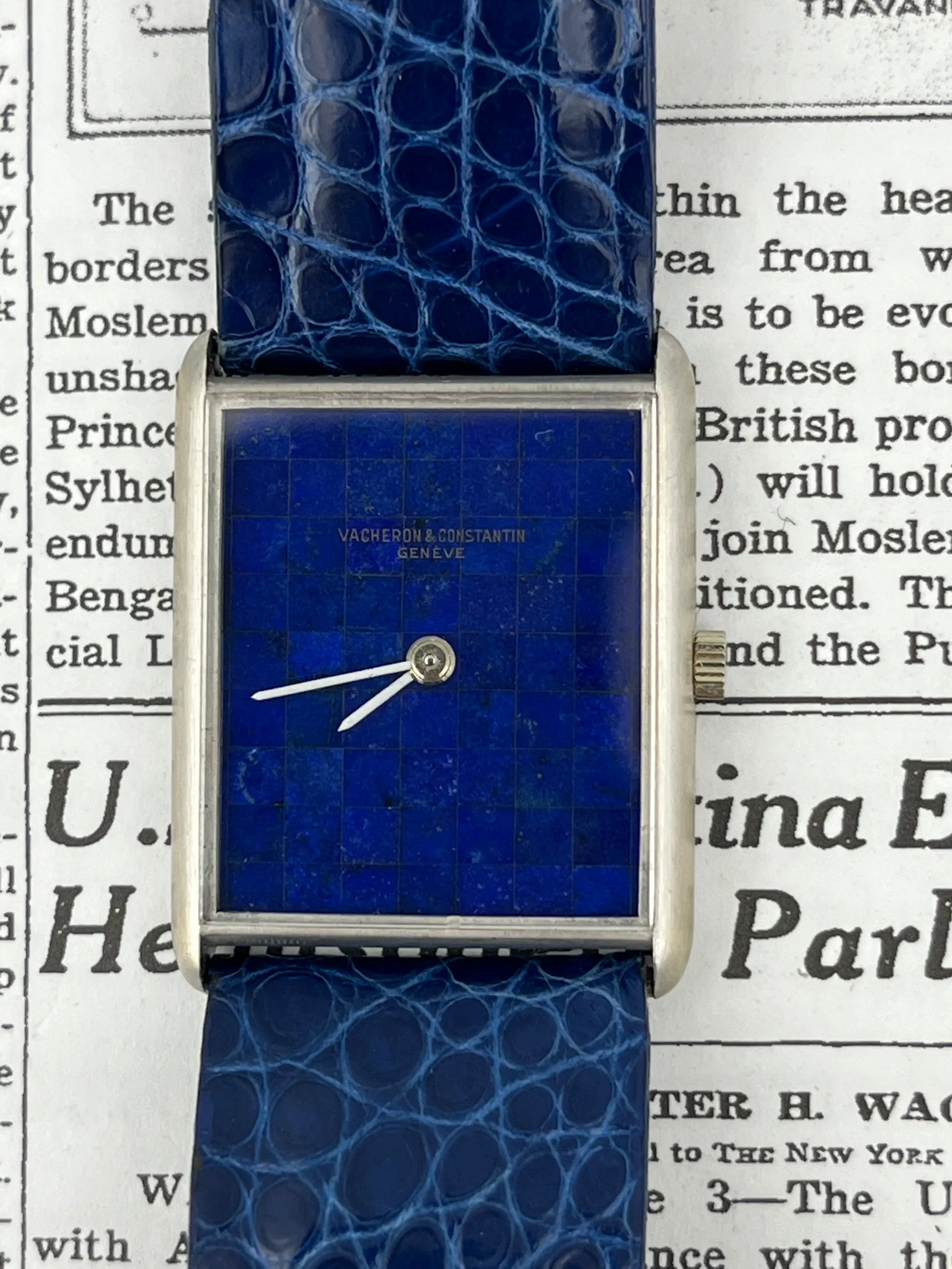 Vacheron Constantin White gold Lapis