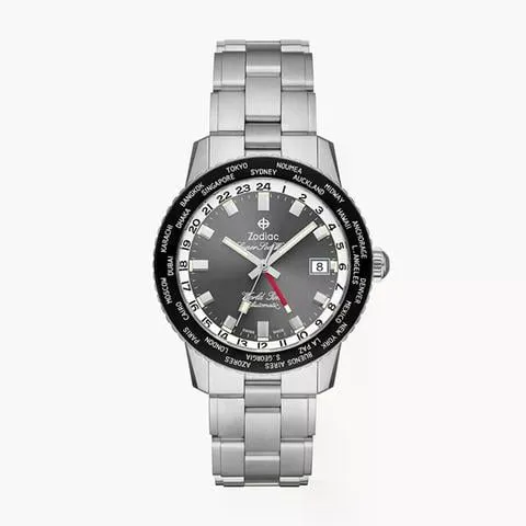 Zodiac Sea Wolf 40mm Stainless steel Gray