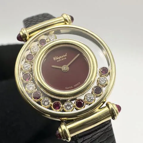 Chopard Happy Diamonds 20/4780-21 22mm Yellow gold Red