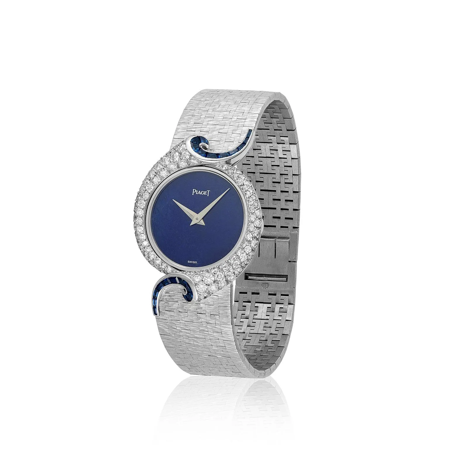 Piaget 9079A6 27mm White gold and Diamond and Sapphire Lapis lazuli