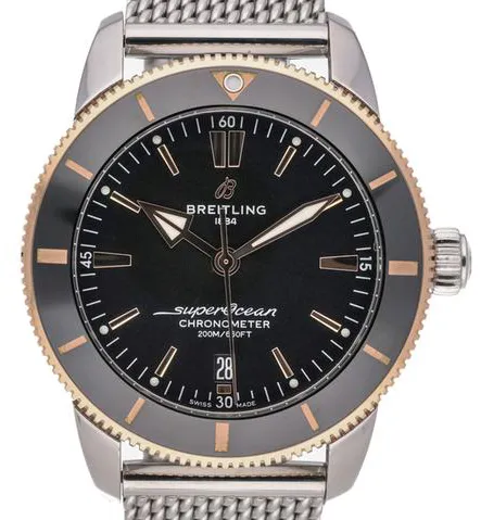 Breitling Superocean Heritage UB2030121B1A1 44mm Yellow gold and stainless steel Black