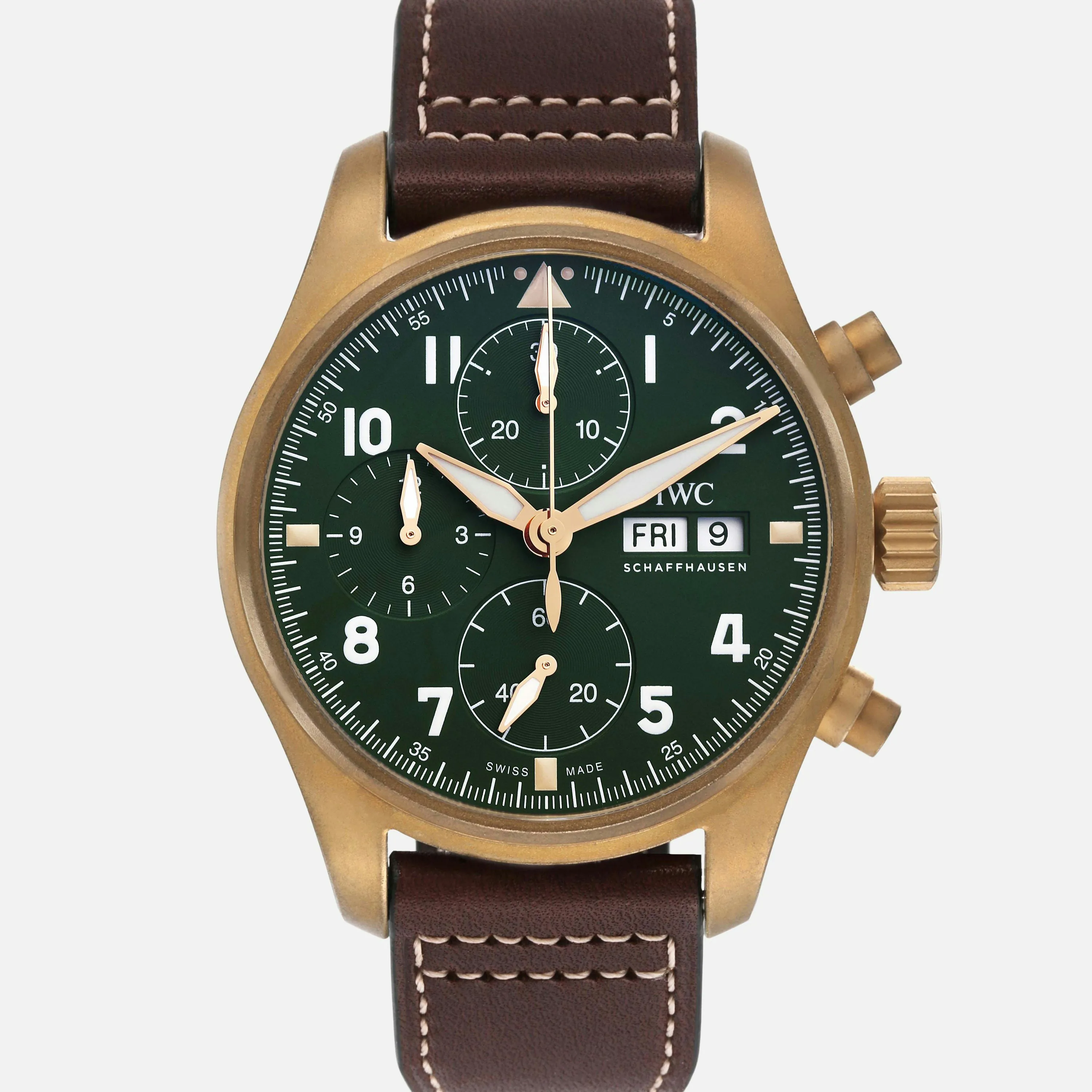 IWC Pilot IW387902 41mm Bronze Green